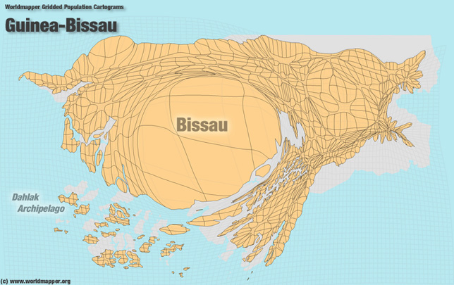 Guinea-Bissau Bevölkerung Verteilung